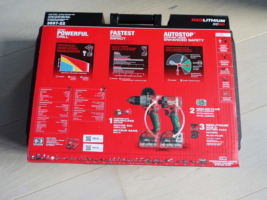 Milwaukee M18™FUEL™ POWERPACK COMBO FPD3 FID3 / 3697-22 (USA) GW.PROD.