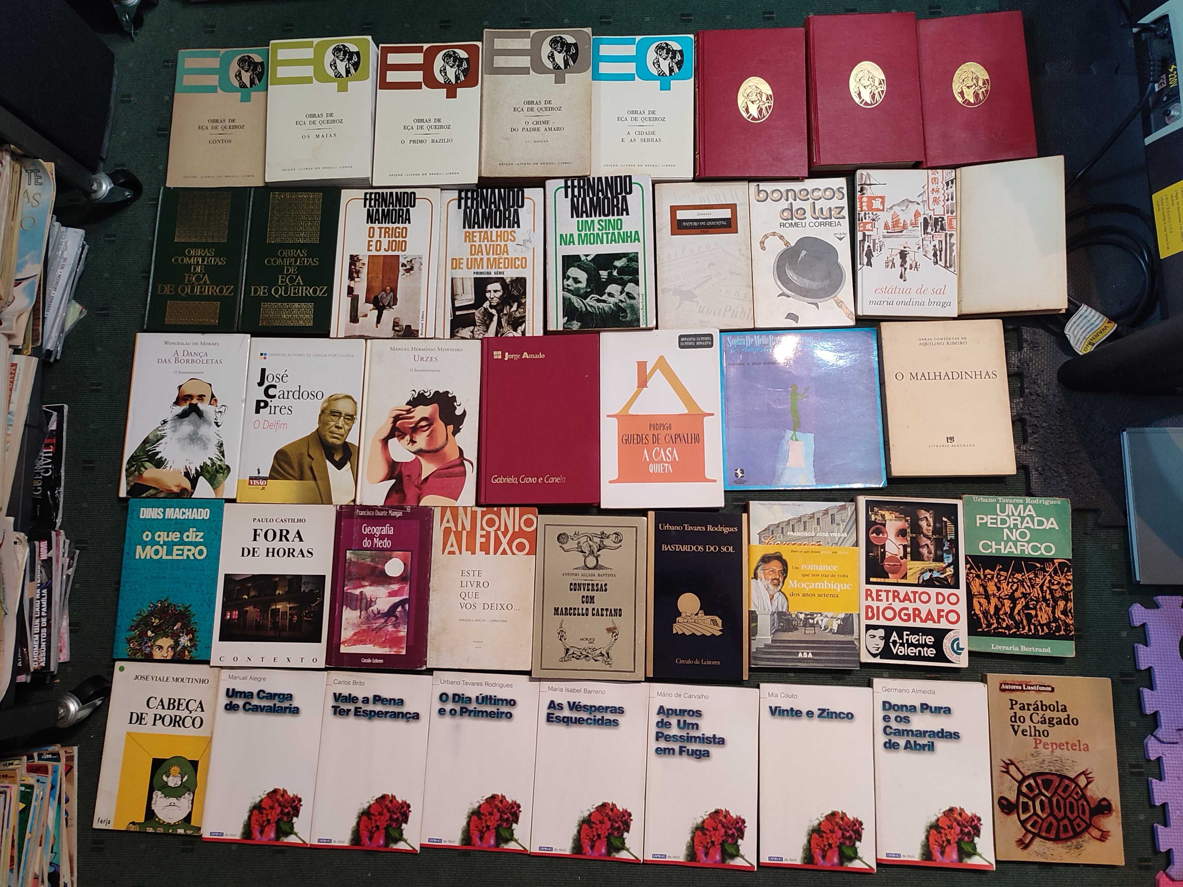 Grande Lote Livros Autores Portugueses e Lusófonos - cada 2 €