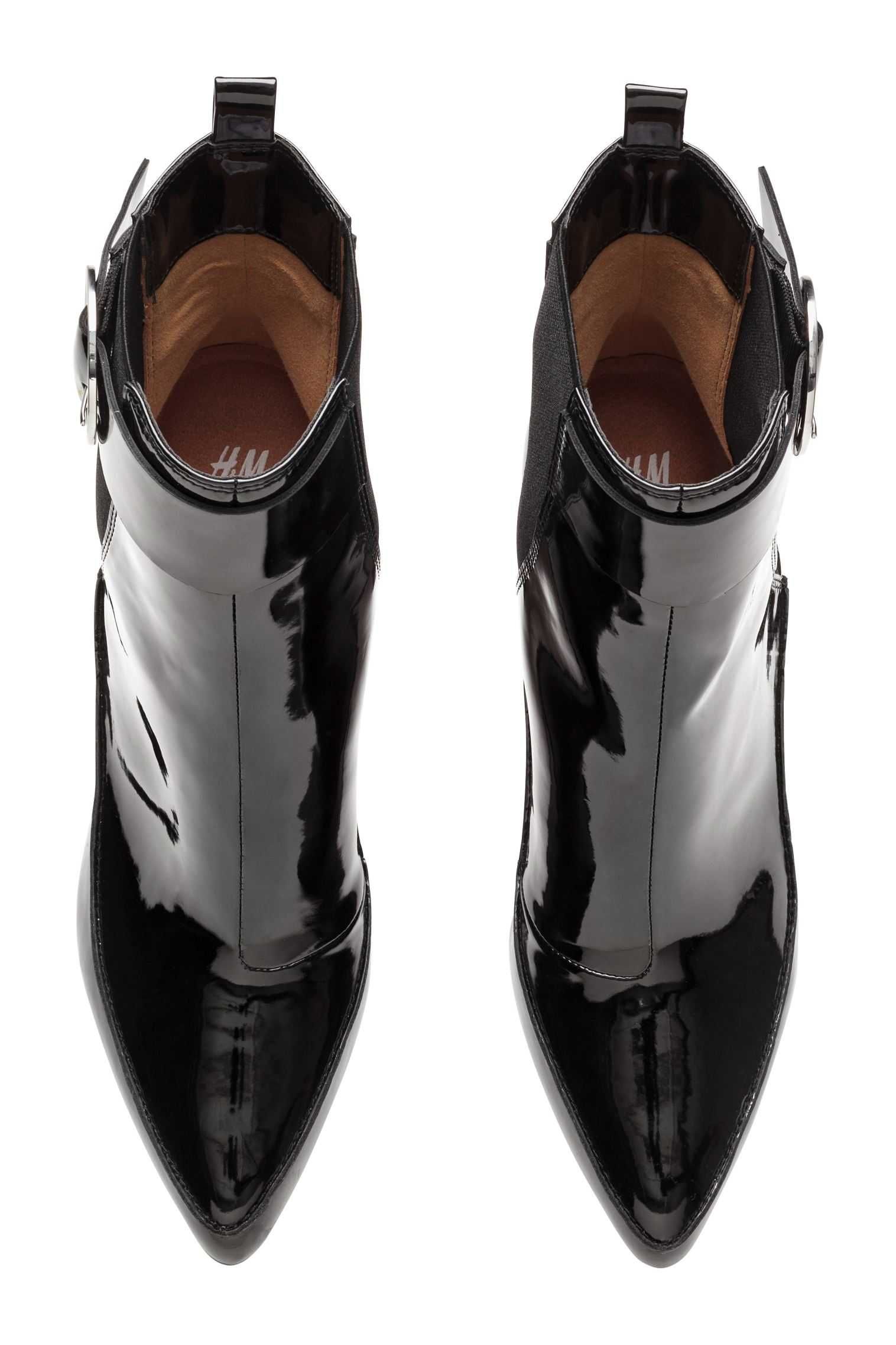 Lakierowane botki H&M rozmiar 40 NOWE