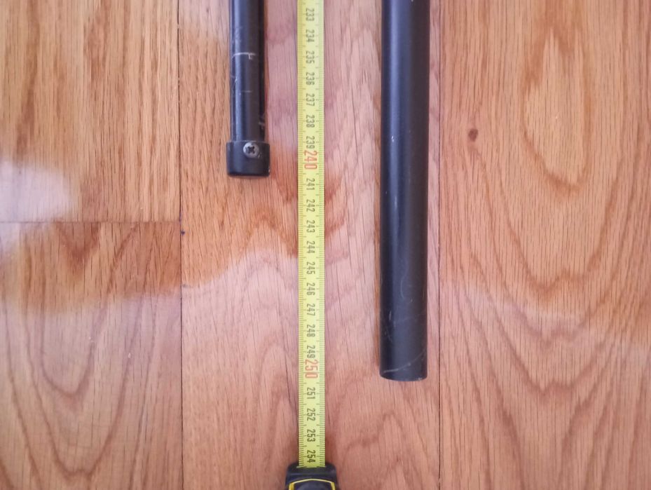 Varão para Cortinas Pretos MATE