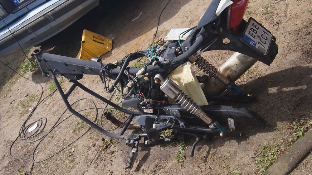 GB Street Yamasaki 50 2011 rama niekompletna tłumik dokumenty