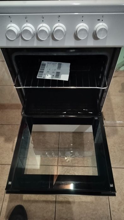 Kuchenka kuchnia biała gazowa elektryczna piekarnik Beko