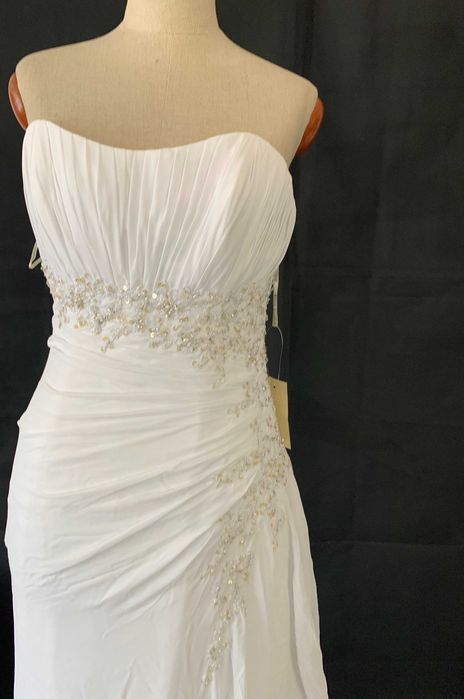 Nowa biała suknia ślubna Maggie Sottero 40 L na ślub w plenerze plaży