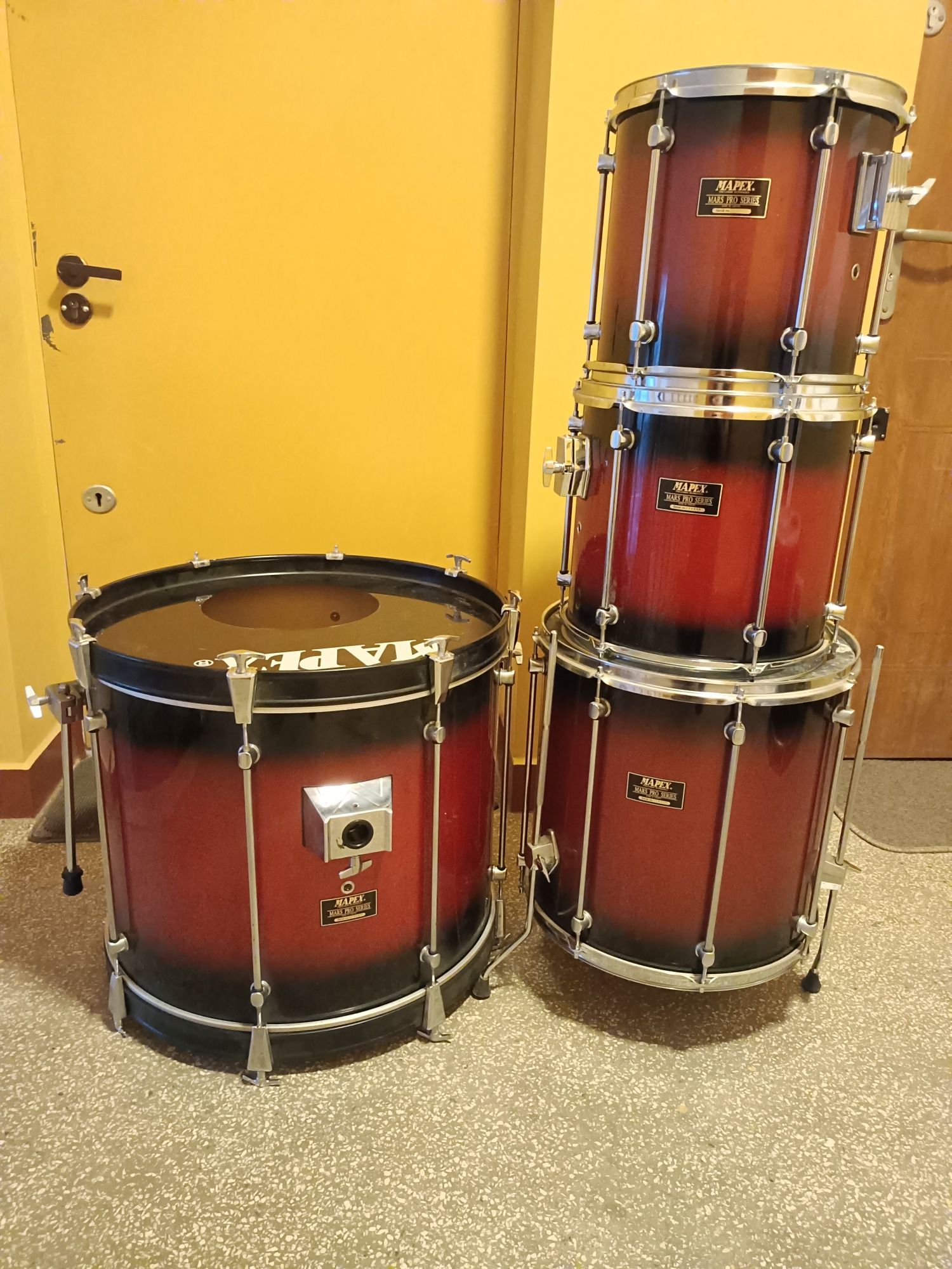 Bębny Mapex Mars Pro Shell set 12, 13, 16, 22" + werbel stal