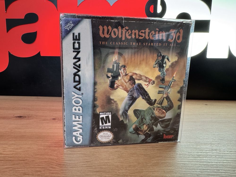 Wolfenstein 3D UKV Game Boy Advance CIB Oryginalny zestaw DB- stan