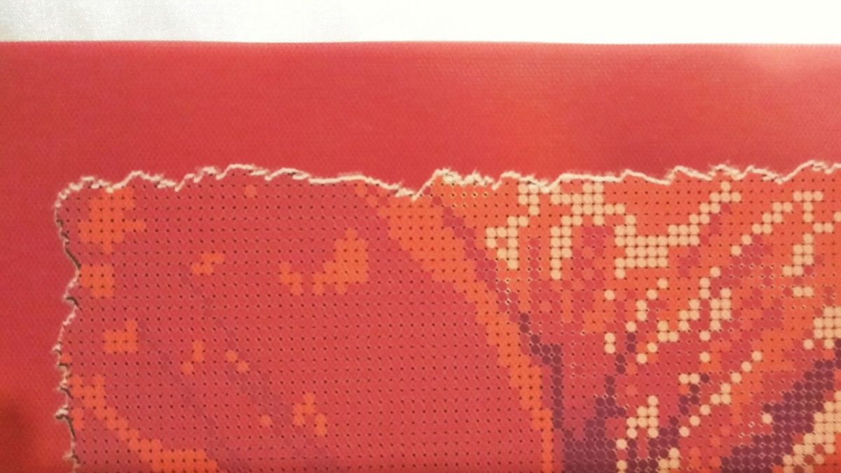 Триптих "Маки" на подрамнике для вышивки бисером.