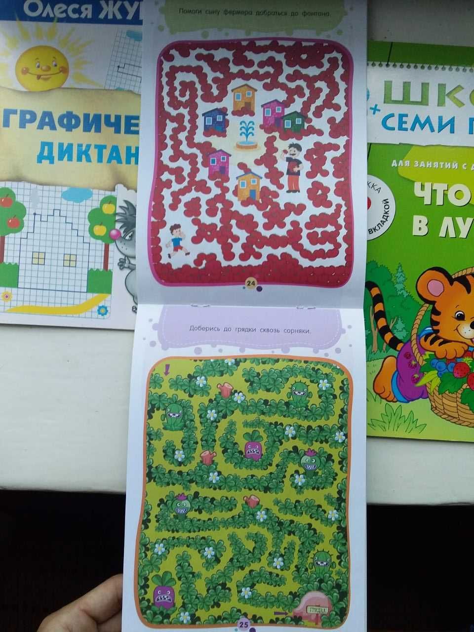 Развивающие книги для детей. Лабиринты, логические задания