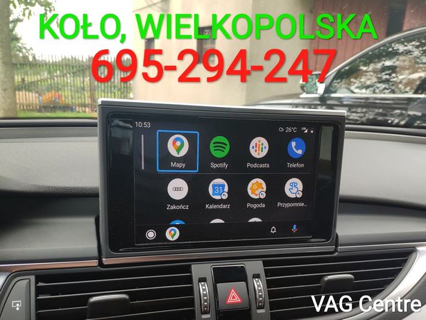 Aktywacja CarPlay Android Auto Audi VW Skoda MHI2 MHI2Q MHS2 MST2 MIB2