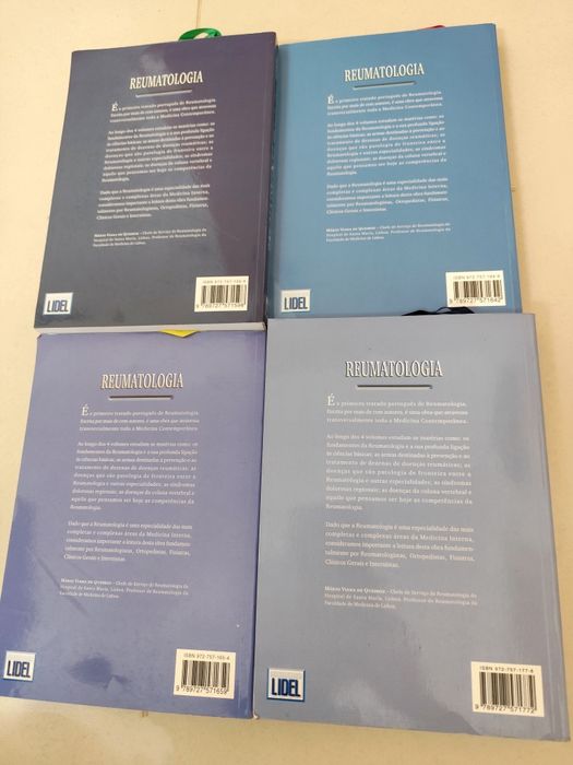 Livros Medicina: Reumatologia - Mário Viana de Queiroz (4 Volumes)