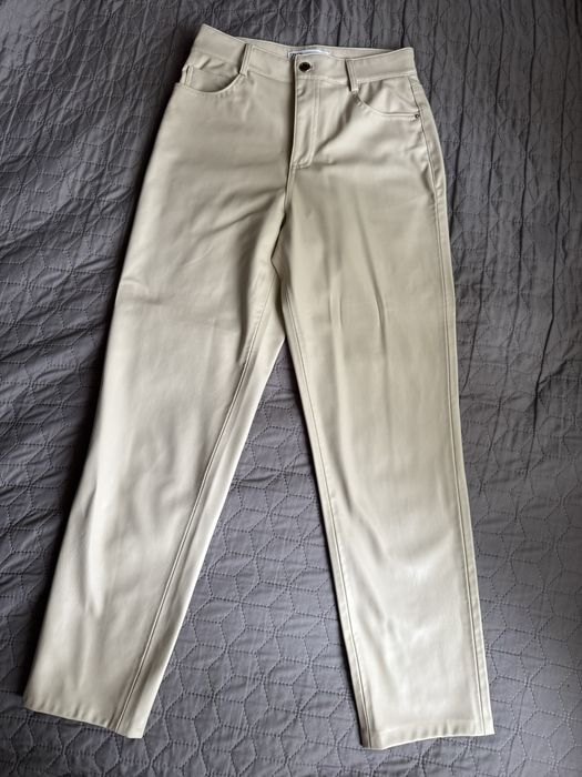 Шкіряні брюки Zara