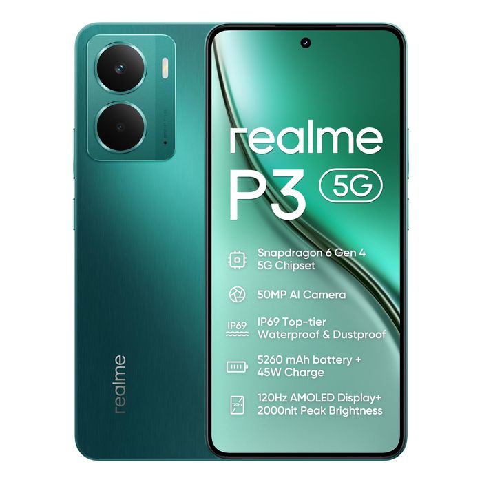 realme P3 5G 12/512Gb Starlight Green