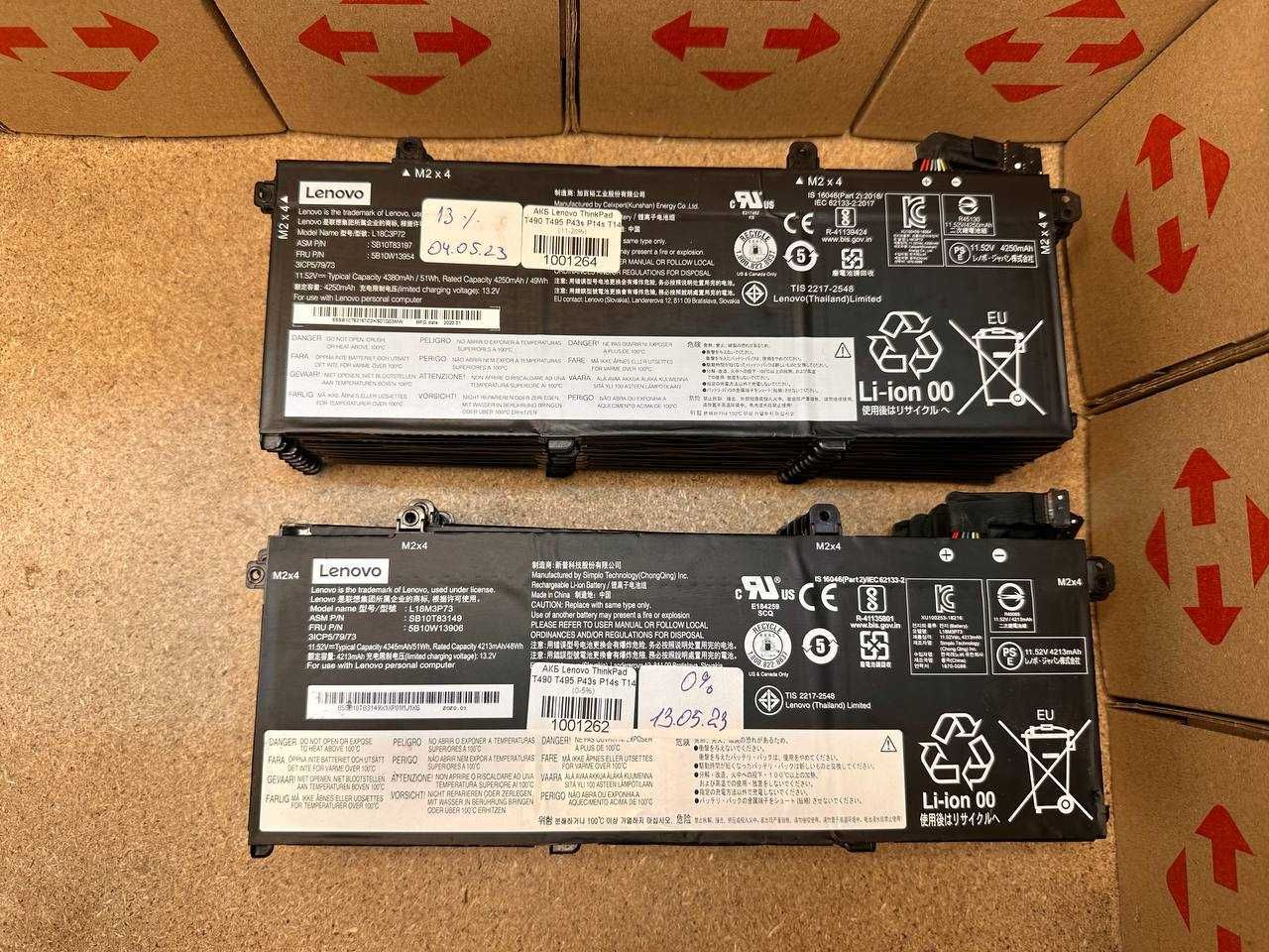 Оригінальна Батарея | Lenovo ThinkPad T490 T495 P43S P14s T14 1st |