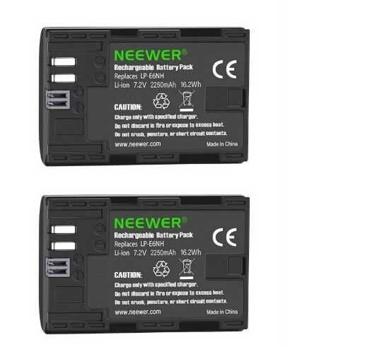 Батареи, аккумуляторы NEEWER LP-E17 к Canon EOS, Rebel 2 шт.