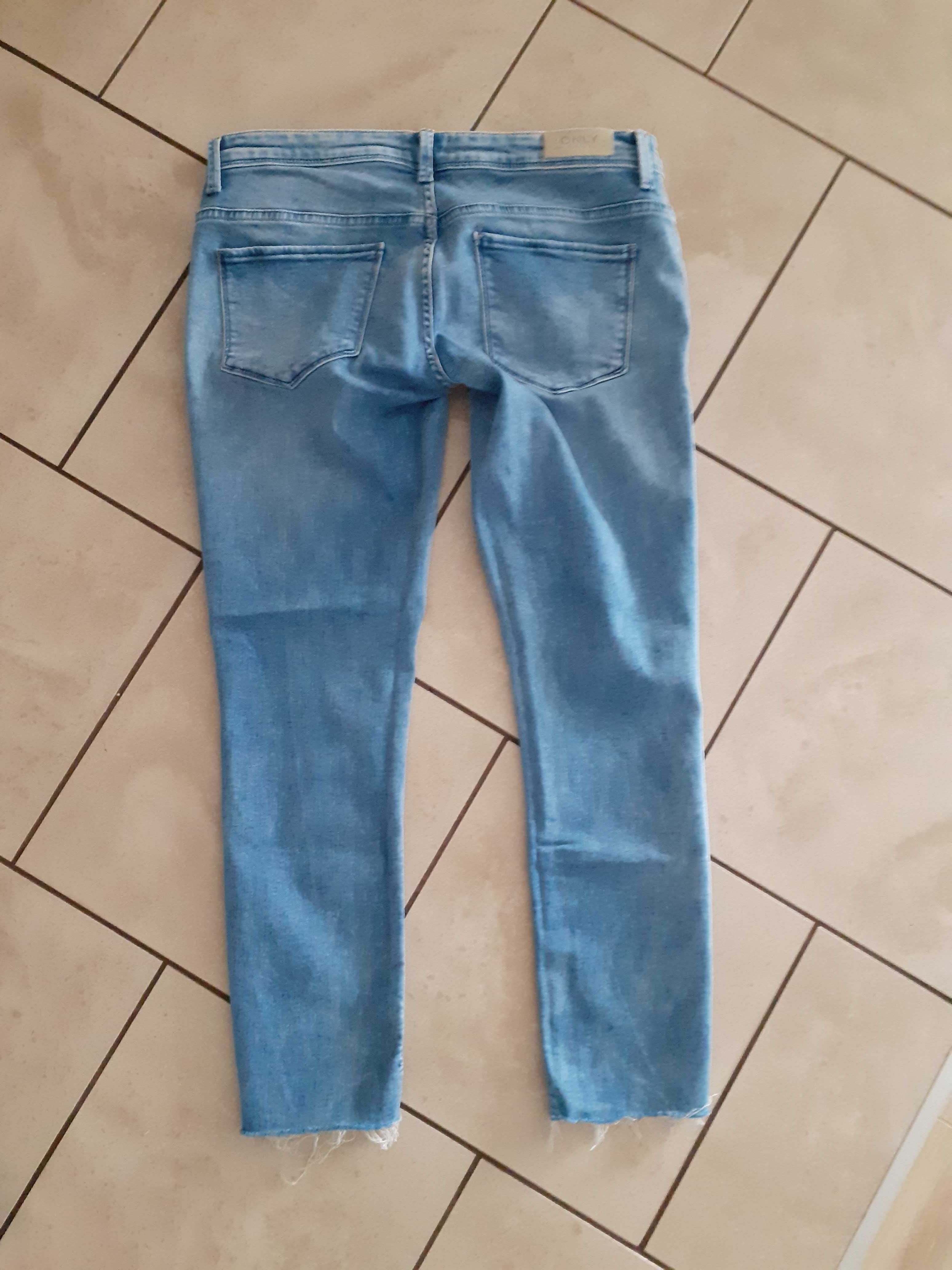 Spodnie, jeansy damskie, ONLY, 28/32, super low skinny
