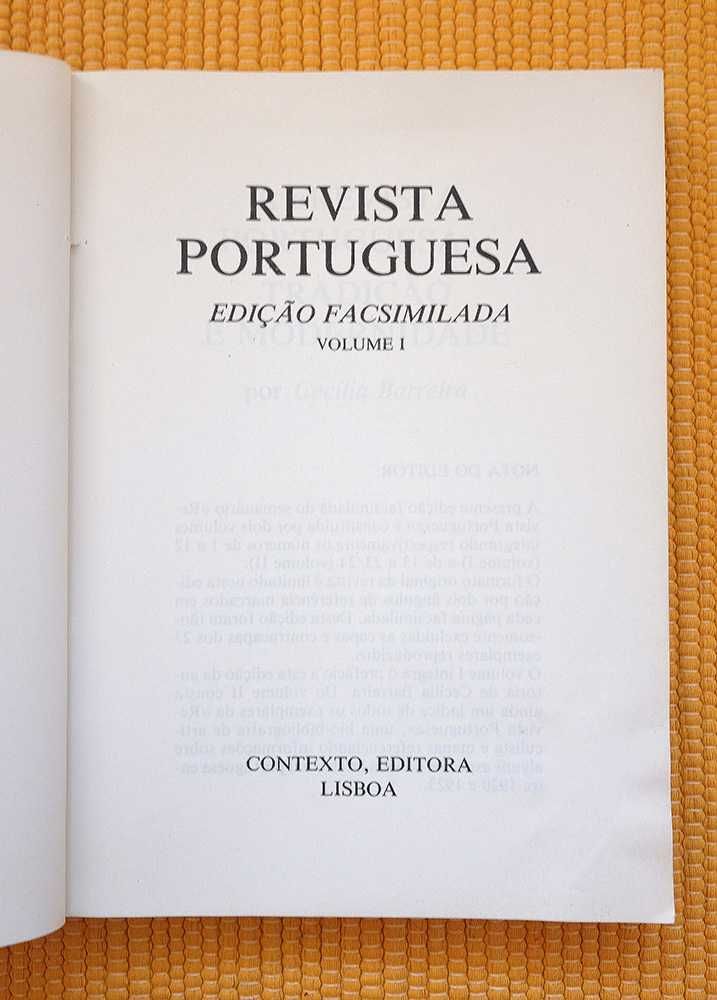 Revista portuguesa - vol. 1 - versão facsimilada - Contexto