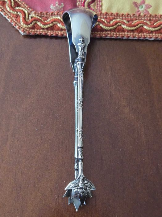 Szczypce Pazurki srebro Pr 950 Minerva Francja-Paryż do cukru lub lodu