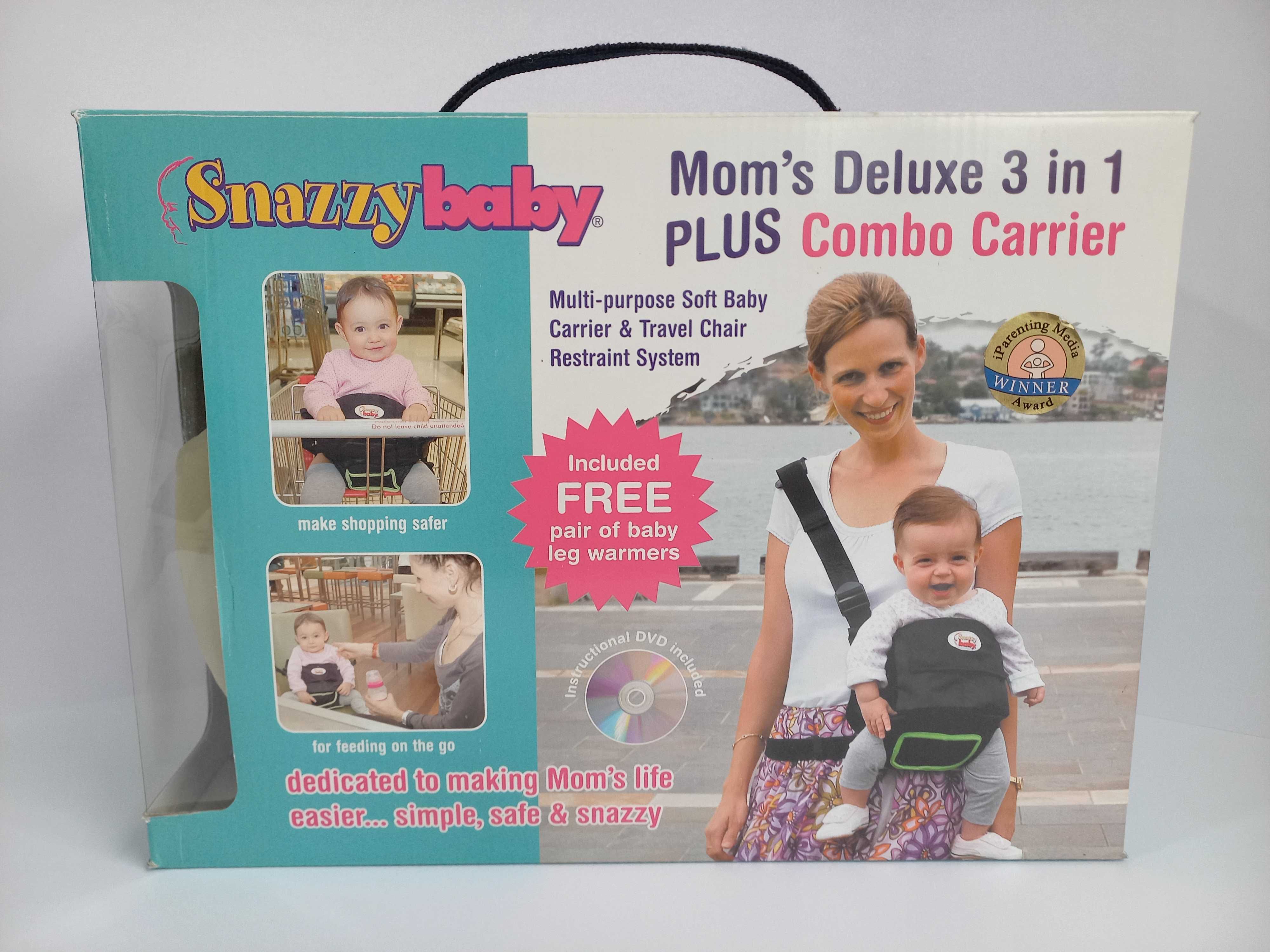 Porta-Bébés Deluxe 3 in 1 Plus Combo Snazzy Baby