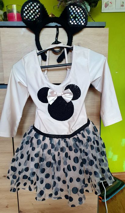 Strój do tańczenia, body ze spódniczką, przebranie