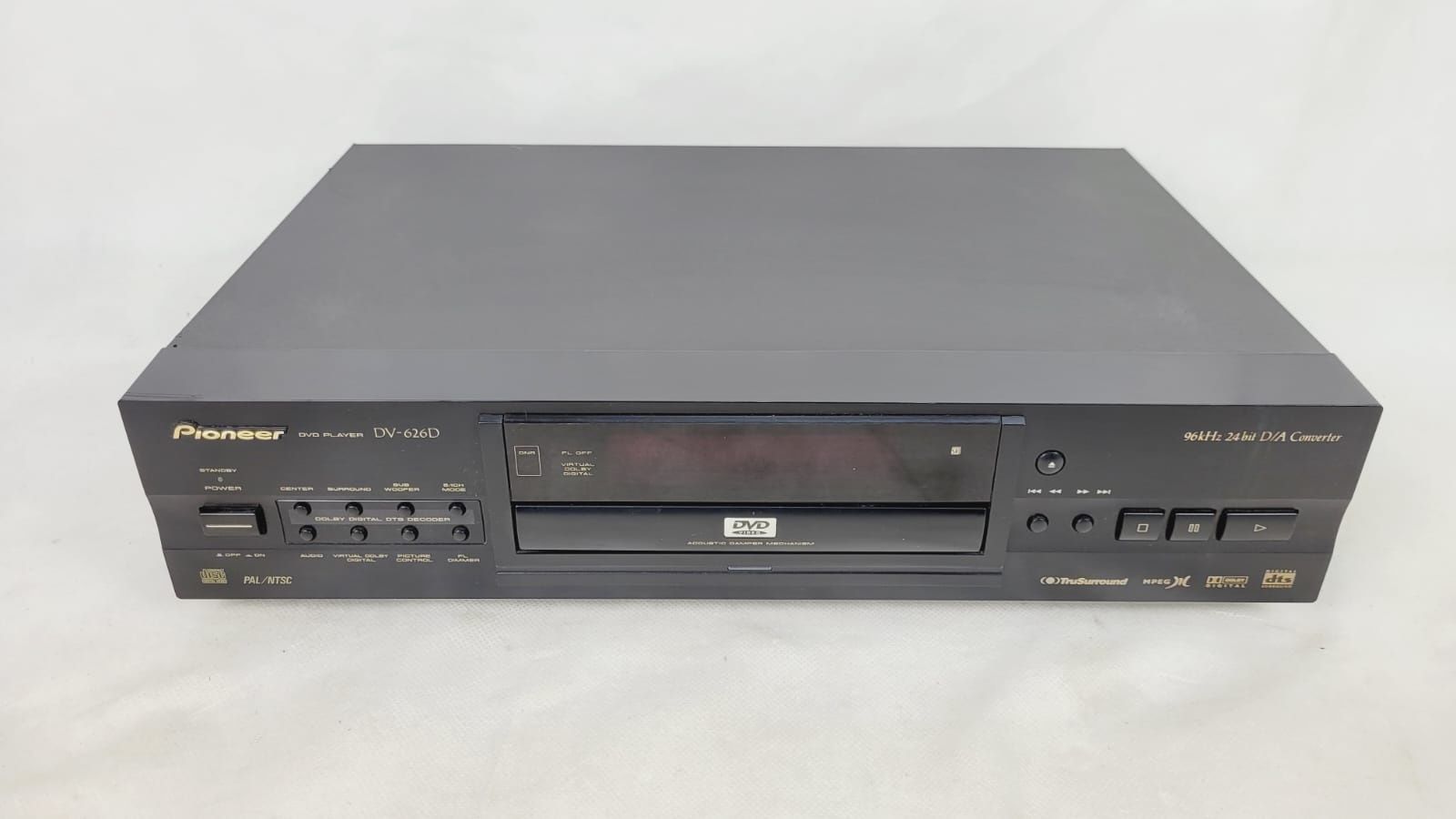 Pioneer DV 626 D odtwarzacz płyt DVD CD PILOT złoto optyczne