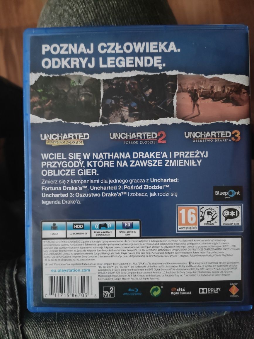 Uncharted kolekcja ps4