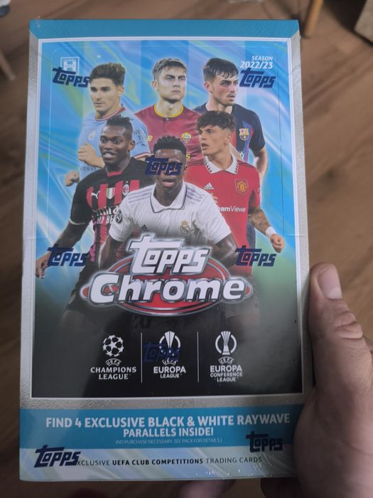 2022-23 Topps Chrome UCC - Hobby Lite box - 3 saszetki