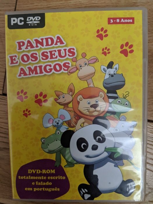 Jogo PC DVD Panda e os Seus Amigos 3-8 Anos (caricas)