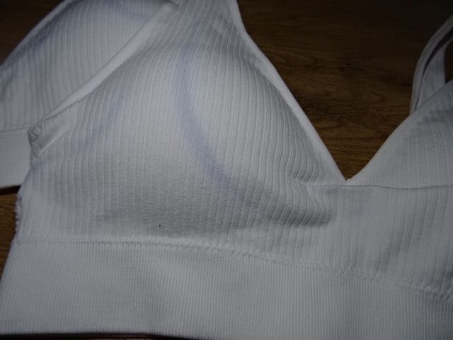 Primark 2 x biały prążek nowy S