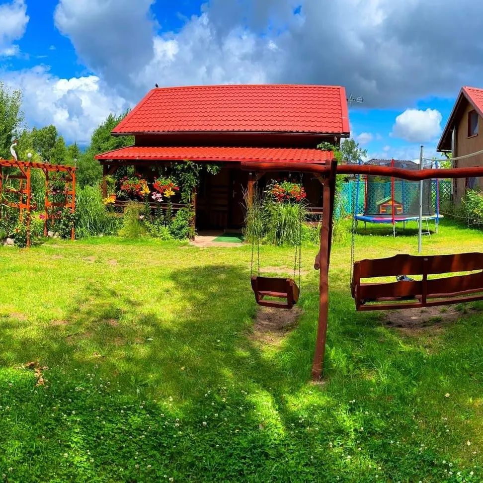 Domek z kominkiem,jezioro,sauna,jacuzzi