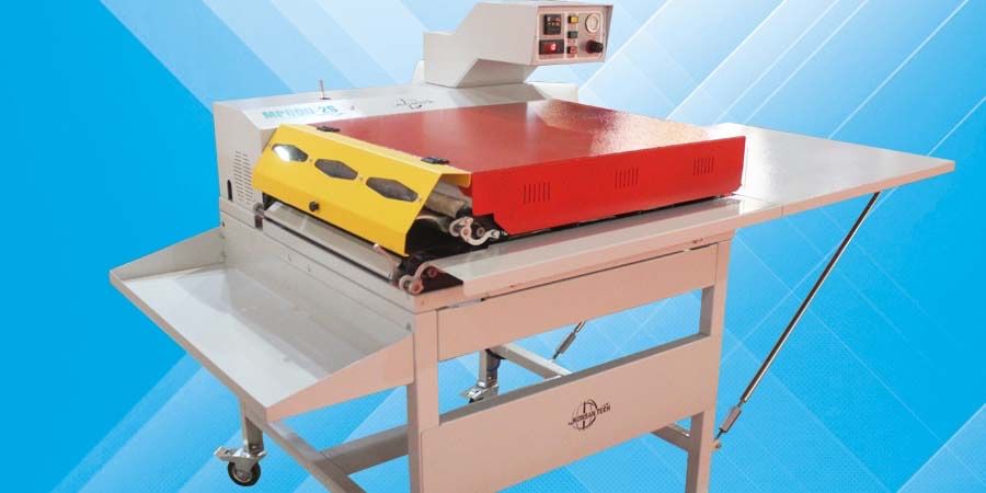 Prensa textil pneumatica contínua 600mm