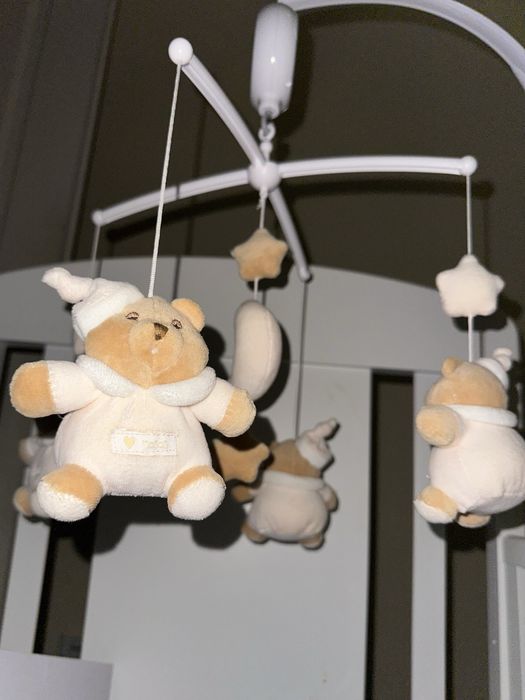 Nanan музыкальный мобиль. Мишки розовые.