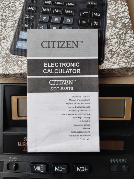 Калькулятор  в упаковке новый CITIZEN SDC-888T||