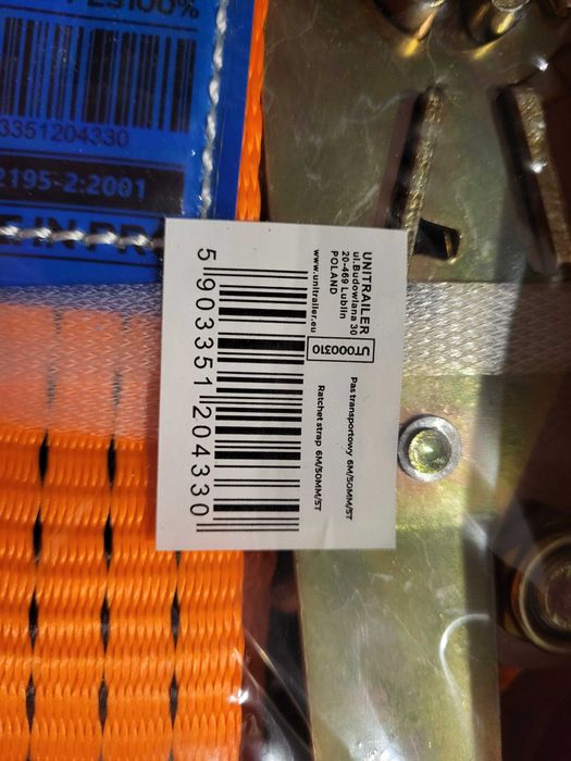 Pasy transportowe z napinaczem