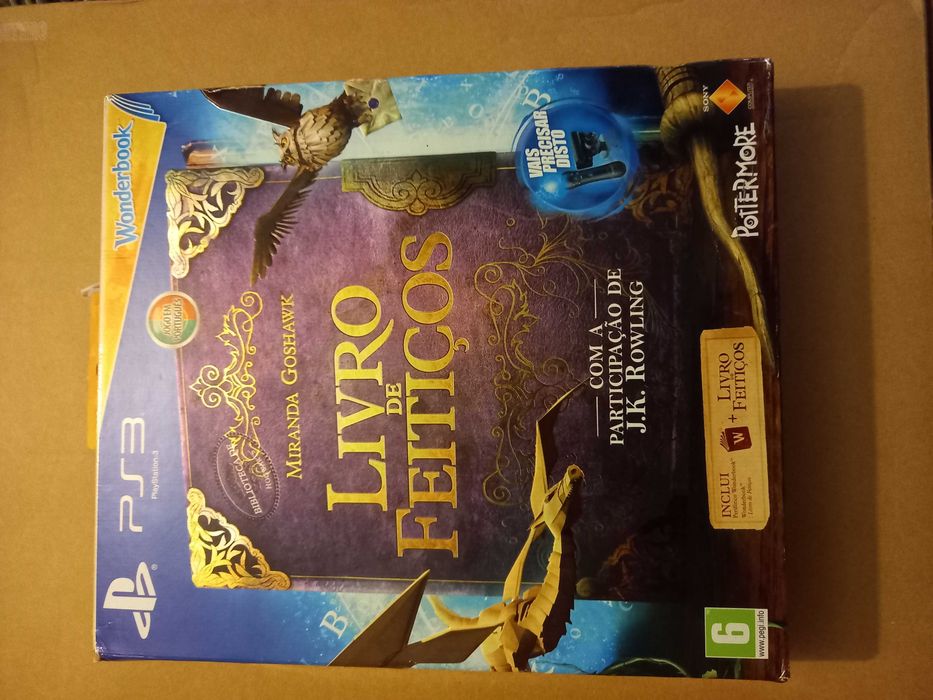 Livro De Feitiços e livro Wonderbook PS3