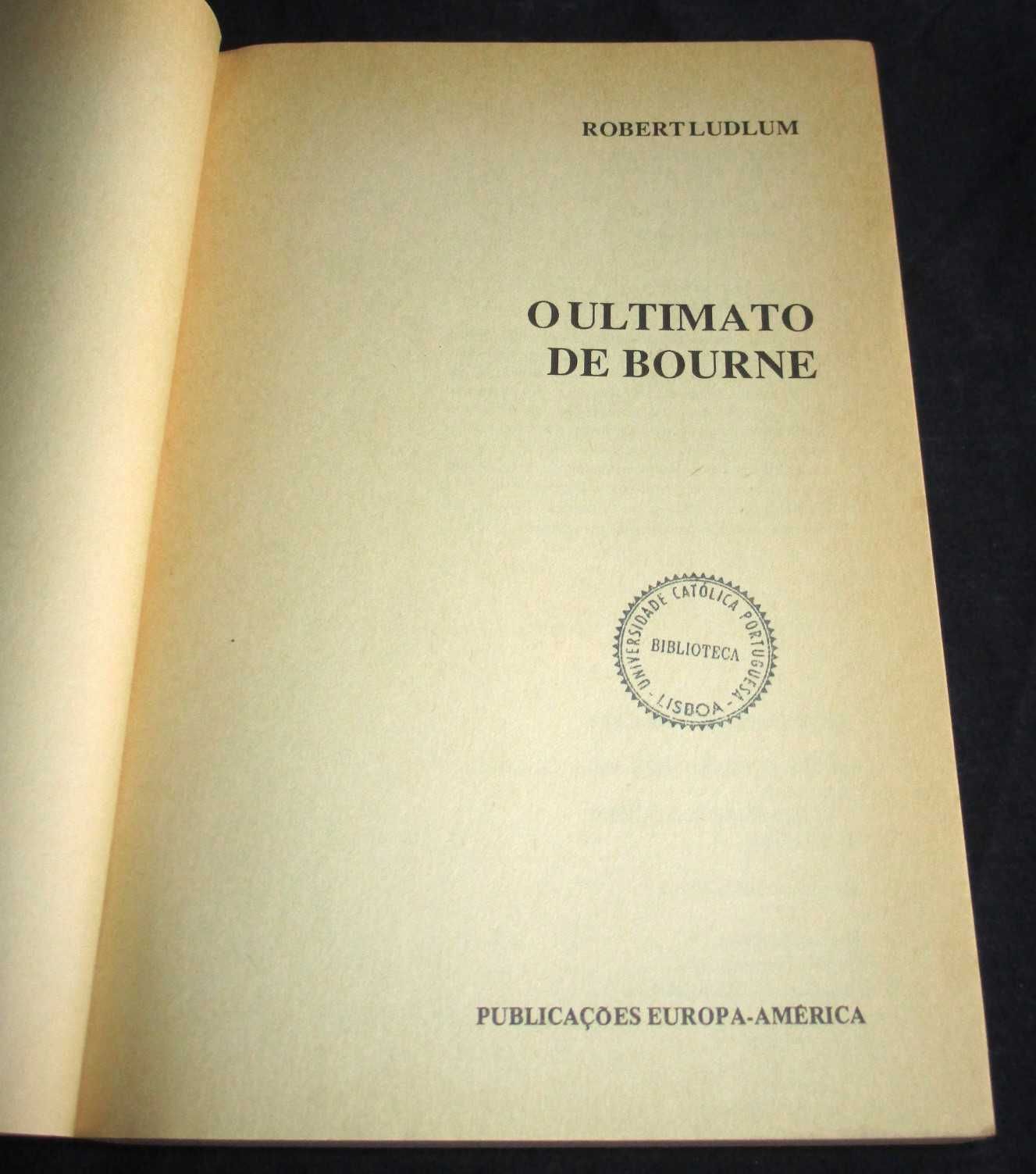 Livro O Ultimato de Bourne Robert Ludlum