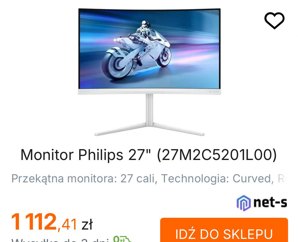 Monitor Philips 27" (27M2C5201L00)