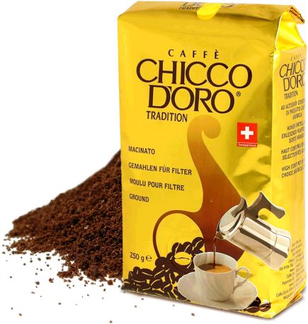 Chicco Doro tradition молотый 250 грамм (Чико доро) (Кико доро)