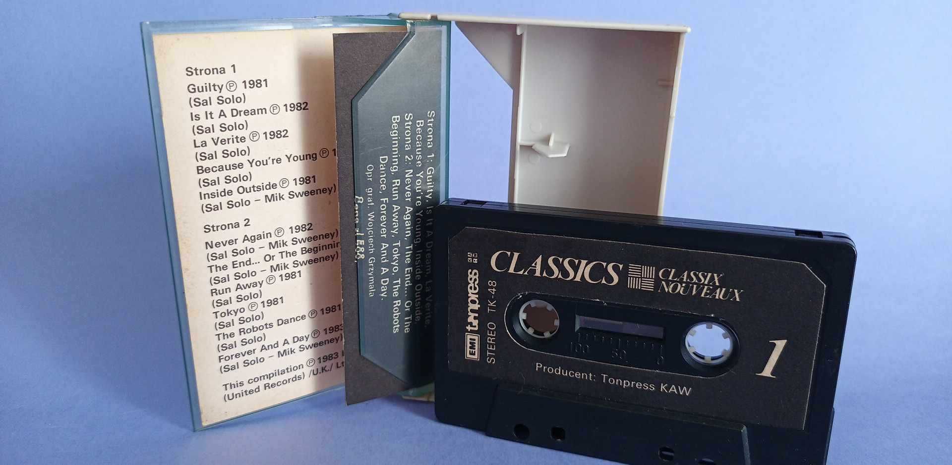 Classix Nouveaux – Classics , 1983 KASETA MAGNETOFONOWA