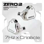 7HZ x Crinacle Zero:2 Słuchawki IEM Srebrne bez Mikrofonu