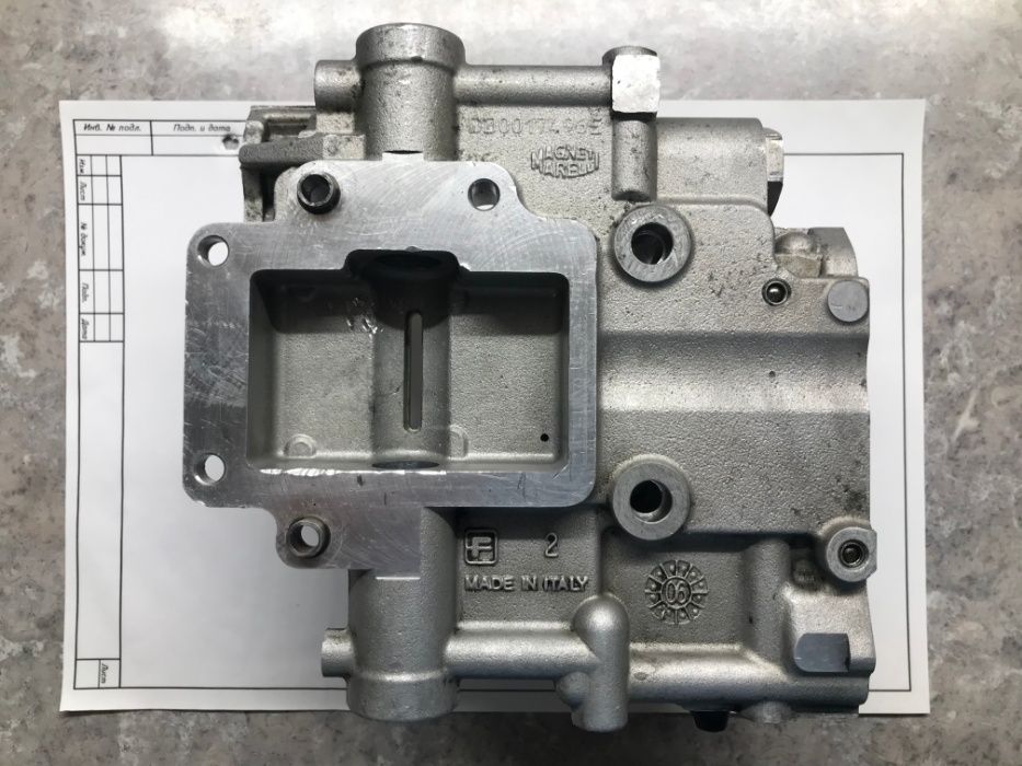 Верхняя крышка гидроблока Dualogic АКПП Fiat Grande Punto