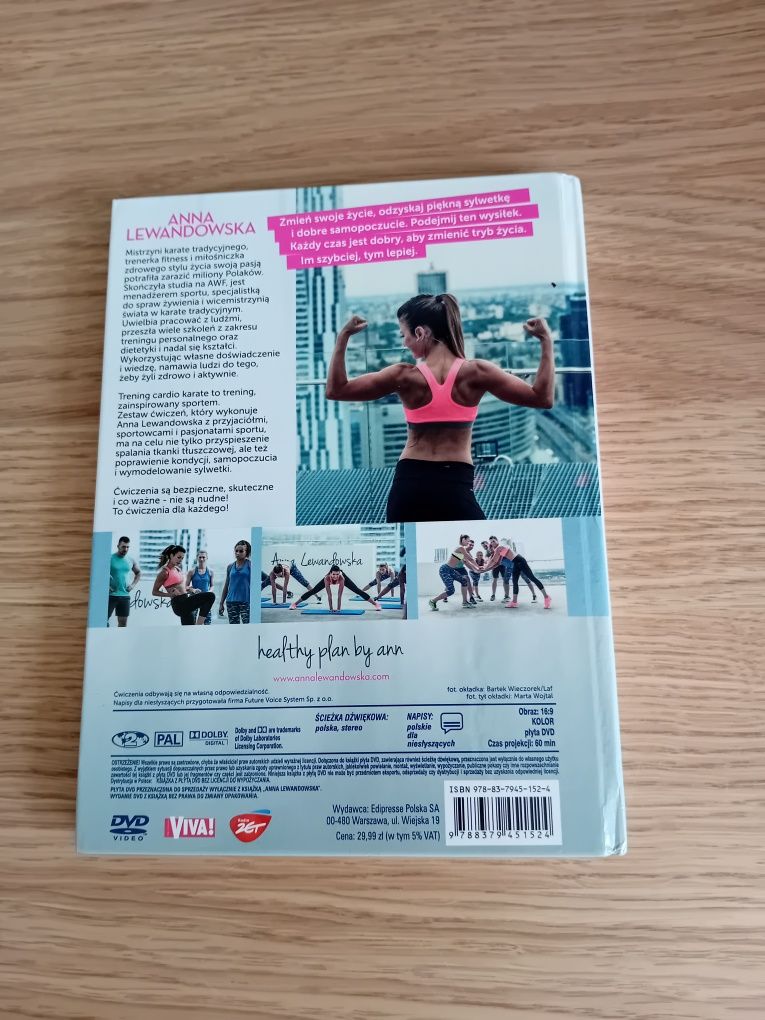 Anna Lewandowska Trening karate cardio książka z DVD