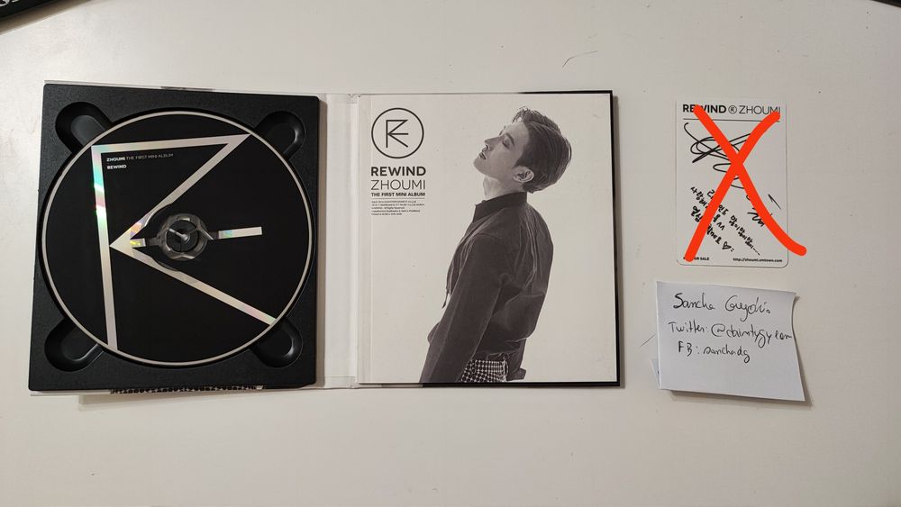 Zhoumi - Rewind mini album oficial - KPOP