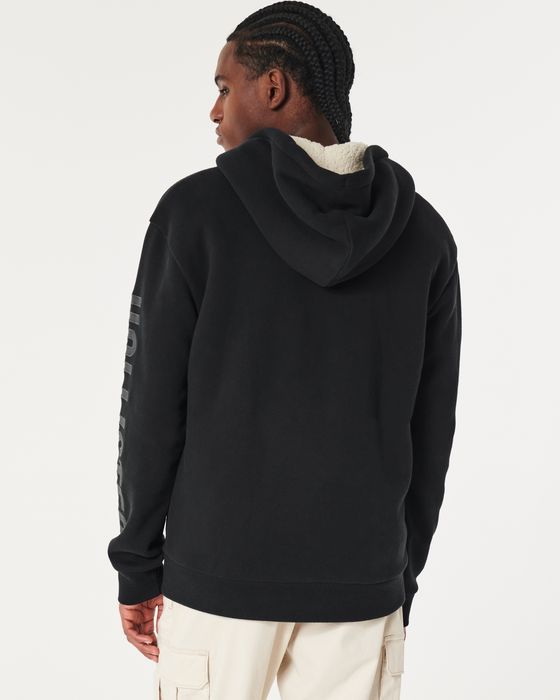 Bluza Miś Gruba Kurtka Hollister M by Abercrombie 2025 podwójna