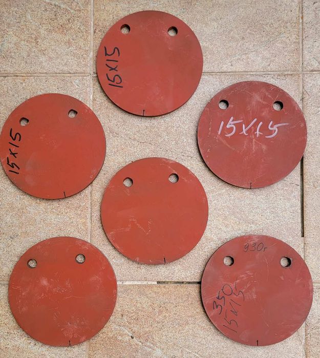 Гонг  мішень для тренувань з посиленого метала  Hardox 500