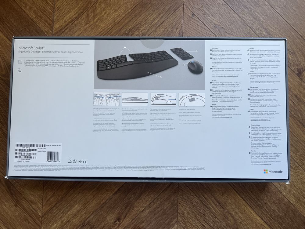 Microsoft sculpt ergonomic desktop keyboard mouse