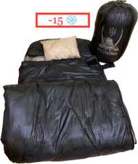 Спальний зимовий мішок + подушка до - 15*
