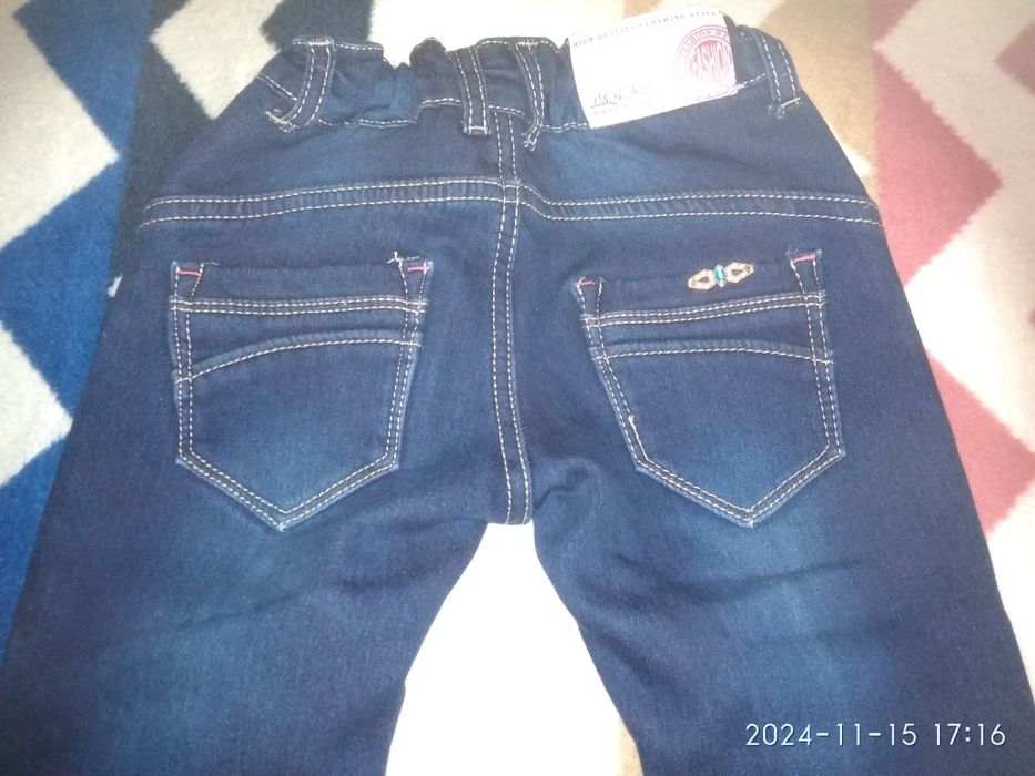 Тёплые джинсы для девочки
