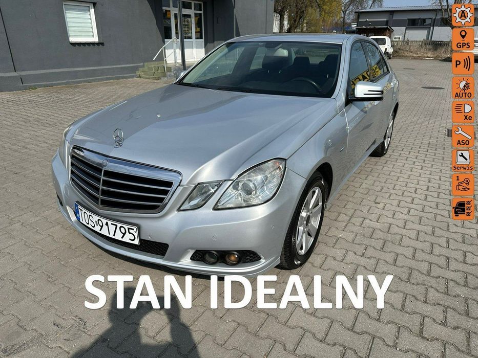 Mercedes-Benz Klasa E E200, Grzane fotele, Klimatronic, Nawigacja, Idealny