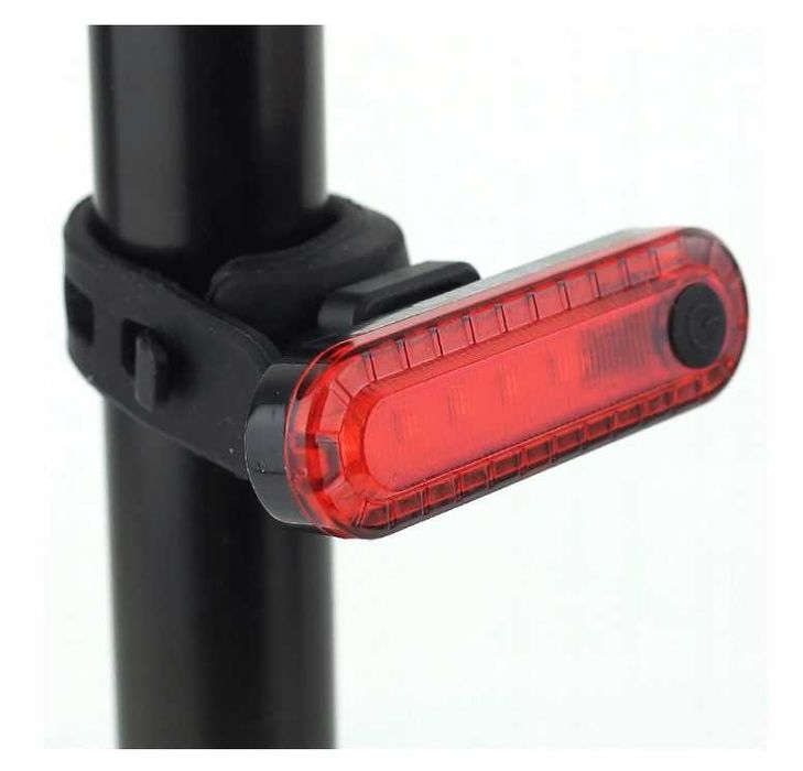 Lampa Rowerowa na sztycę lampa na rower tył, tylna usb 60 lm