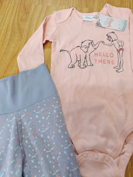 Боді з довгими рукавами, штани 80 р