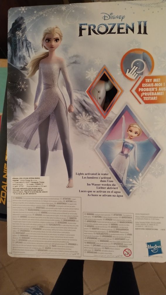 Hasbro Disney Frozen Kraina Lodu 2 Lalka Elsa Wodna Magia F0594 Barbie